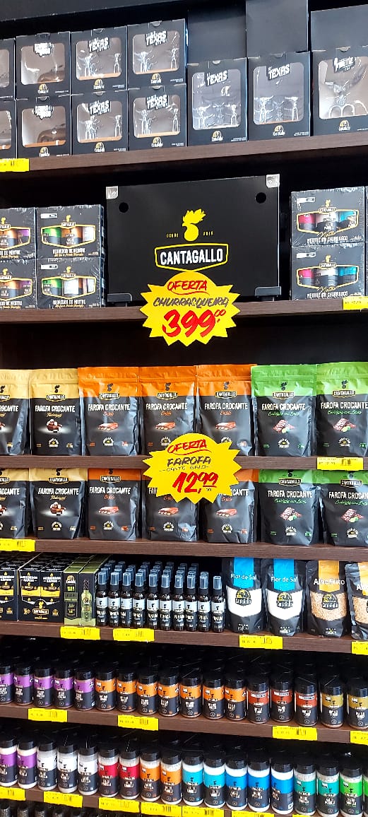 Ponto de venda com produtos CantaGallo